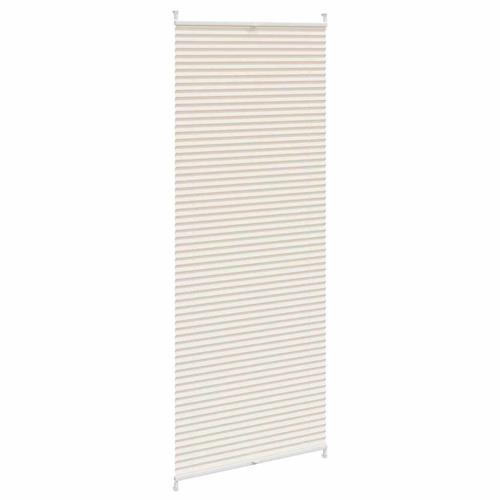 Plisseekardin 90 x 200 cm kreemjas