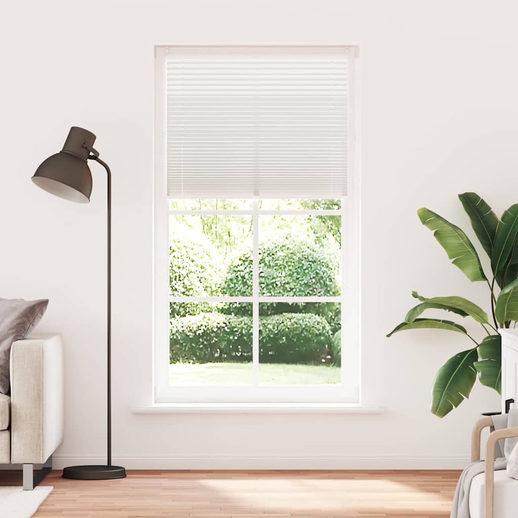 Plisseekardin 110 x 200 cm valge