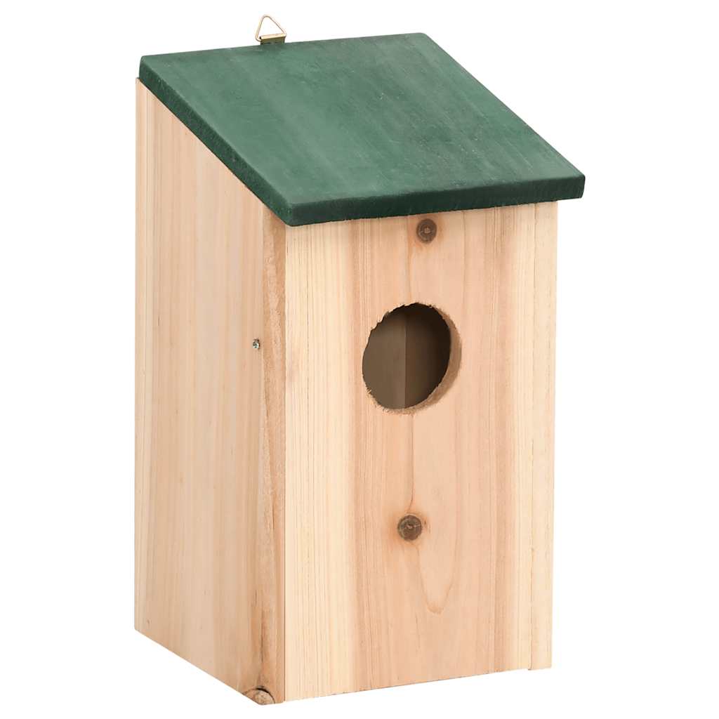 Lindude pesakastid, 4 tk, puit 12 x 15 x 22 cm