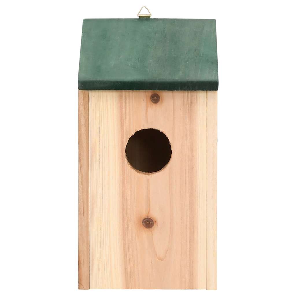 Lindude pesakastid, 4 tk, puit 12 x 15 x 22 cm