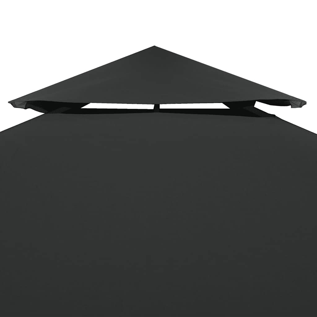 Varikatuse asenduskate 310 g / m², tumehall, 3 x 3 m