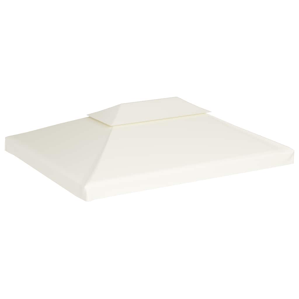 Varikatuse asenduskate 310 g / m², kreemjasvalge, 3 x 4 m