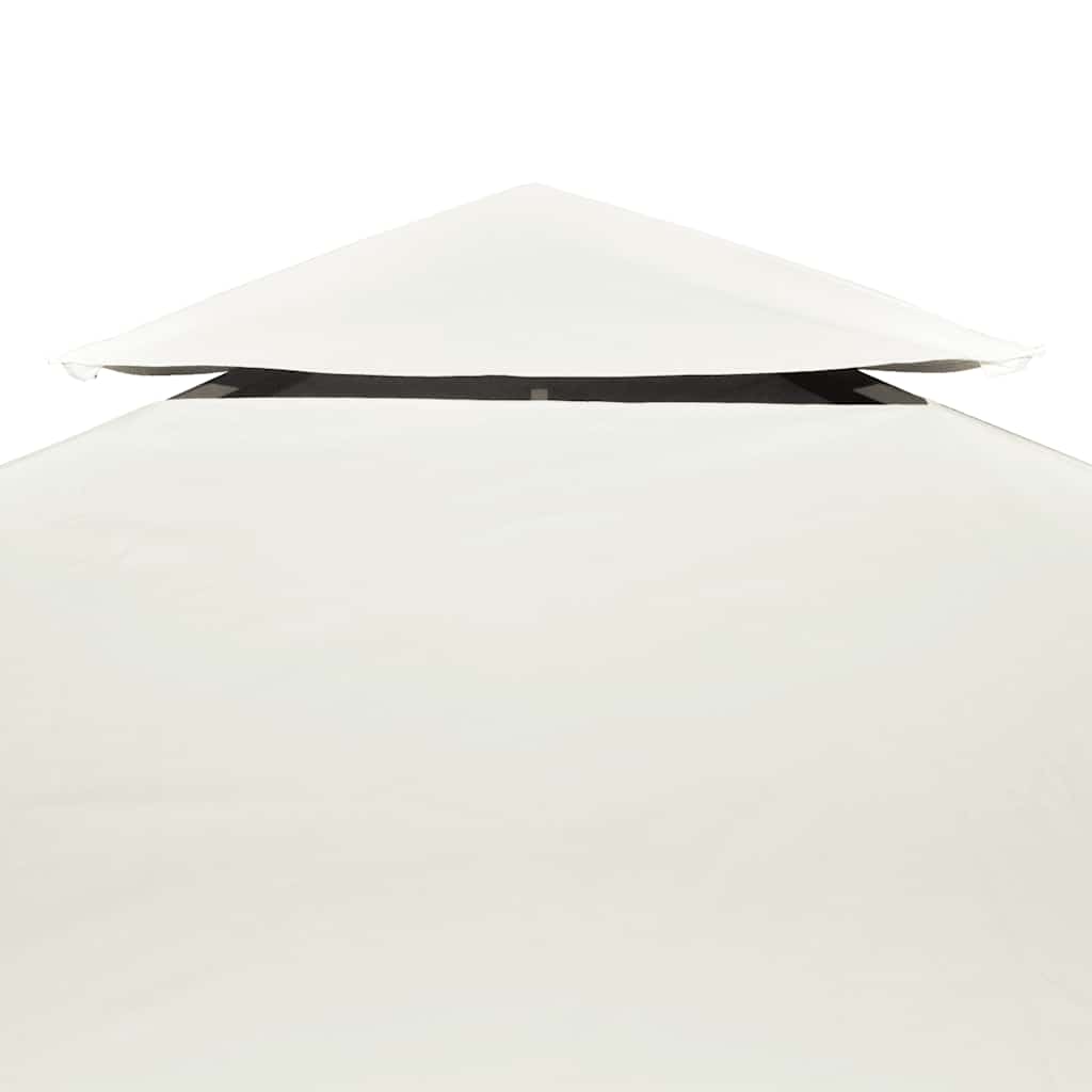 Varikatuse asenduskate 310 g / m², kreemjasvalge, 3 x 4 m