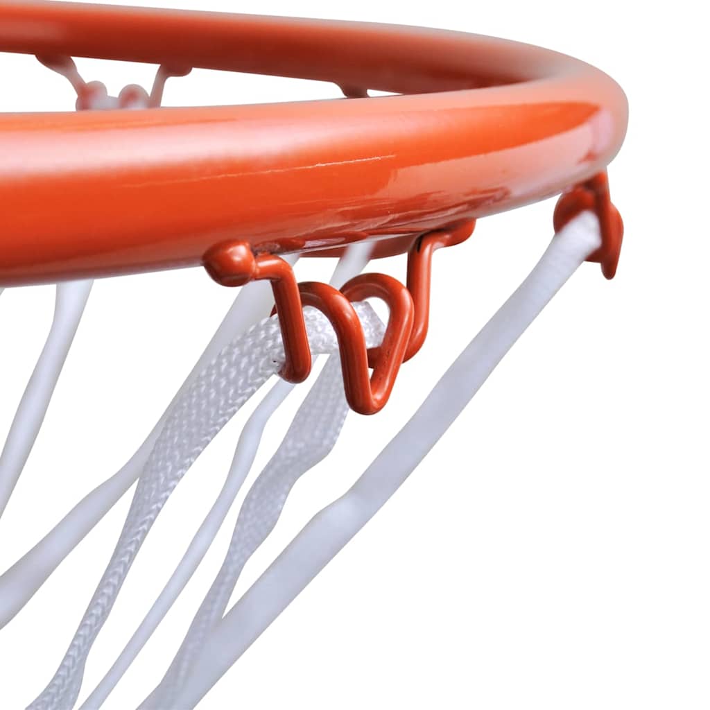 Korvpallirõngas võrguga, oranž 45 cm