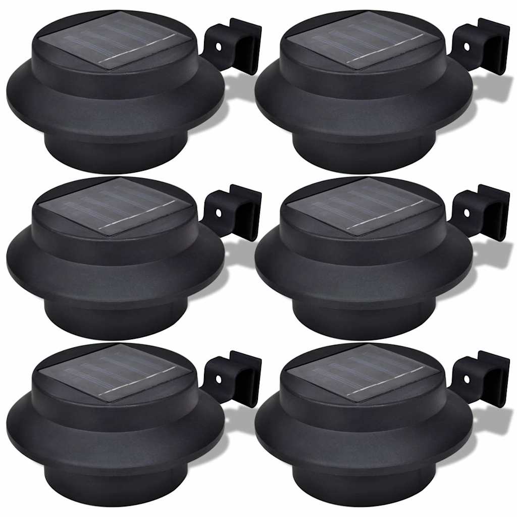 Väline päikeselambi komplekt 6 tk must