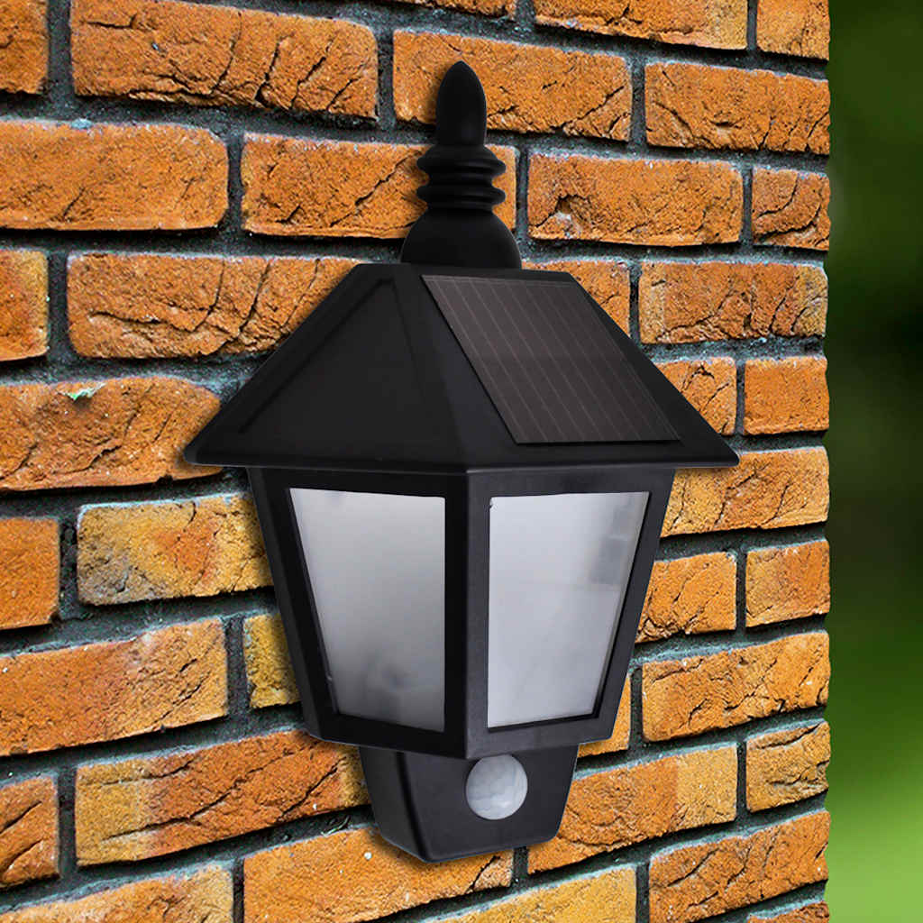 Päikese seina lamp liikumisanduriga
