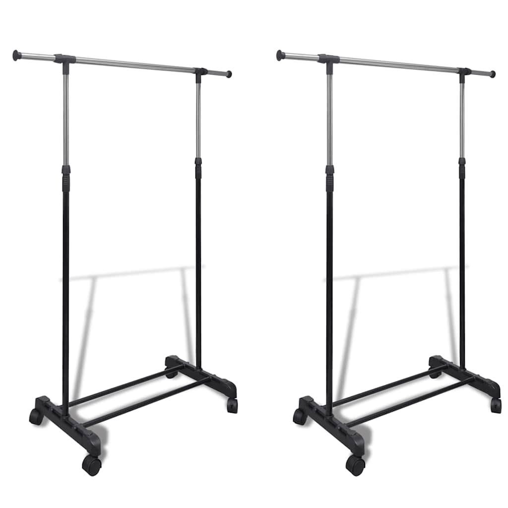 Reguleeritav riidestange 2 tk, 1 riidetoru