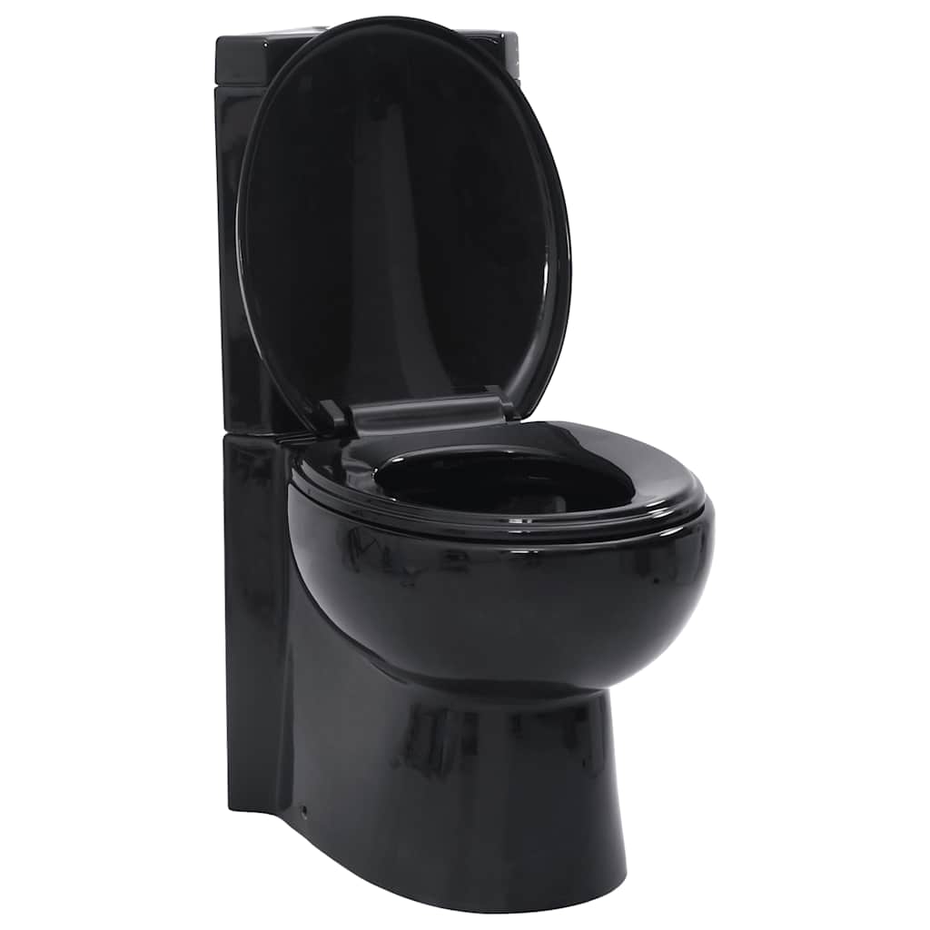 Keraamiline WC pott nurka, must
