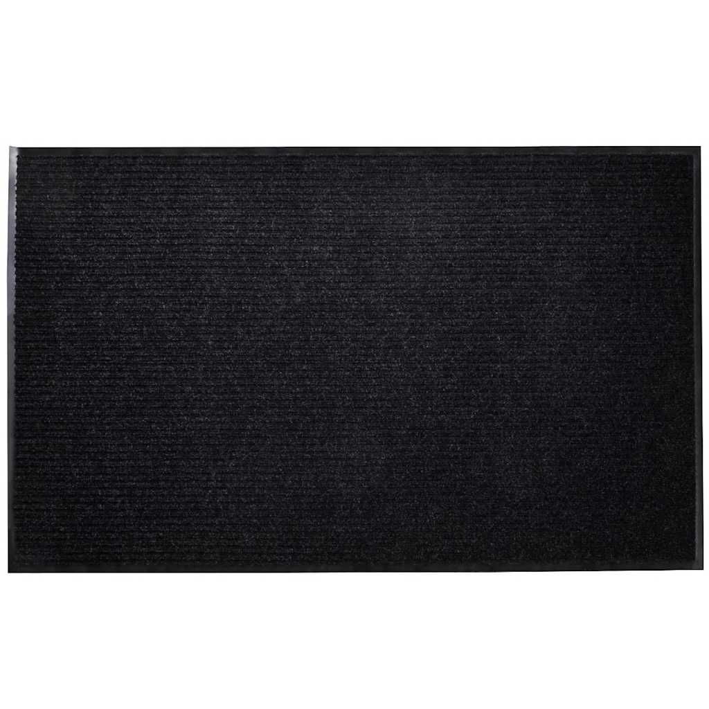 Uksematt, must, 90 x 150 cm, PVC