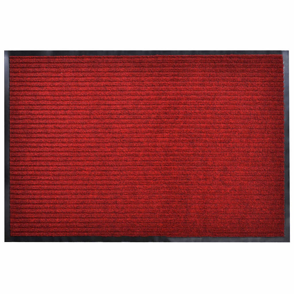 Uksematt, punane, 90 x 120 cm, PVC