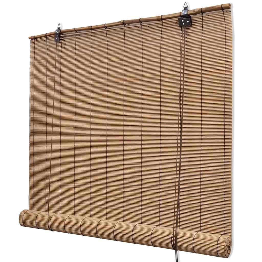 Pruunid bambusrulood 140 x 160 cm