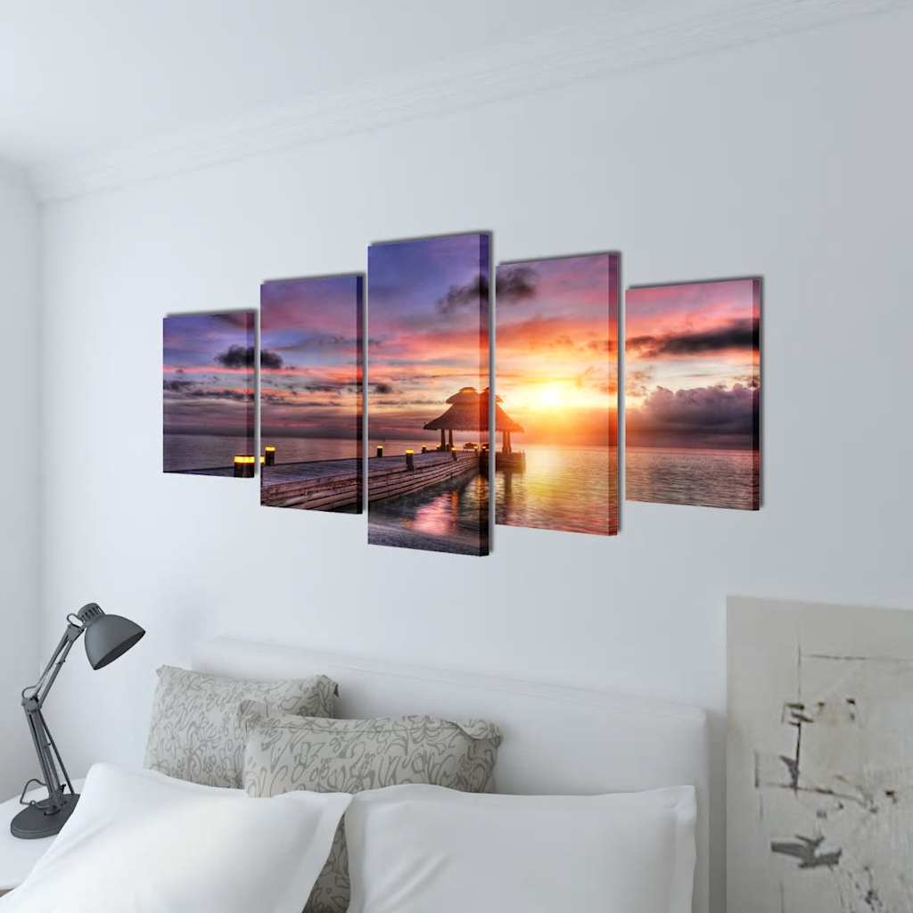 Seinamaalikomplekt rand paviljoniga, 200 x 100 cm