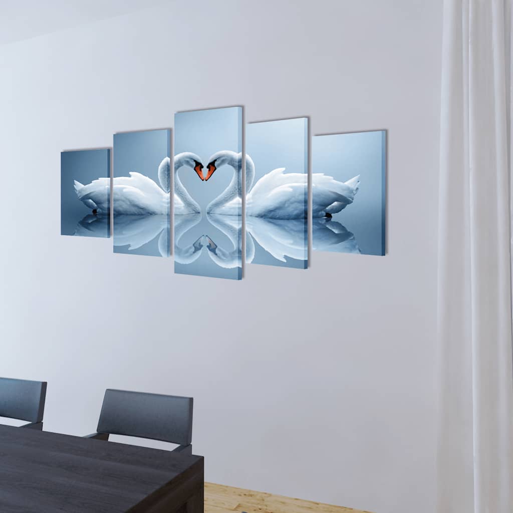 Seinamaalikomplekt luigega, 200 x 100 cm