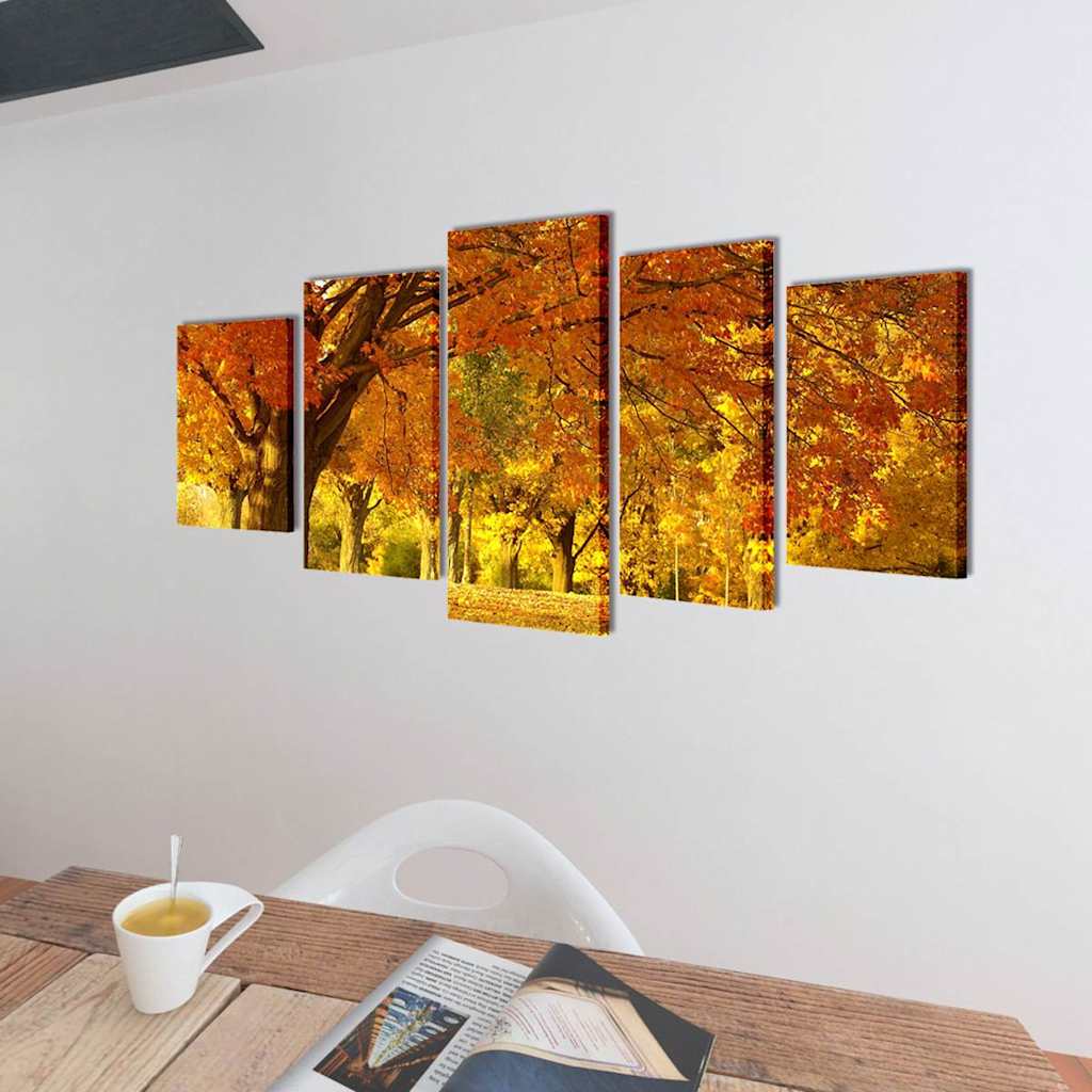 Seinamaalikomplekt vahtrapuudega, 100 x 50 cm