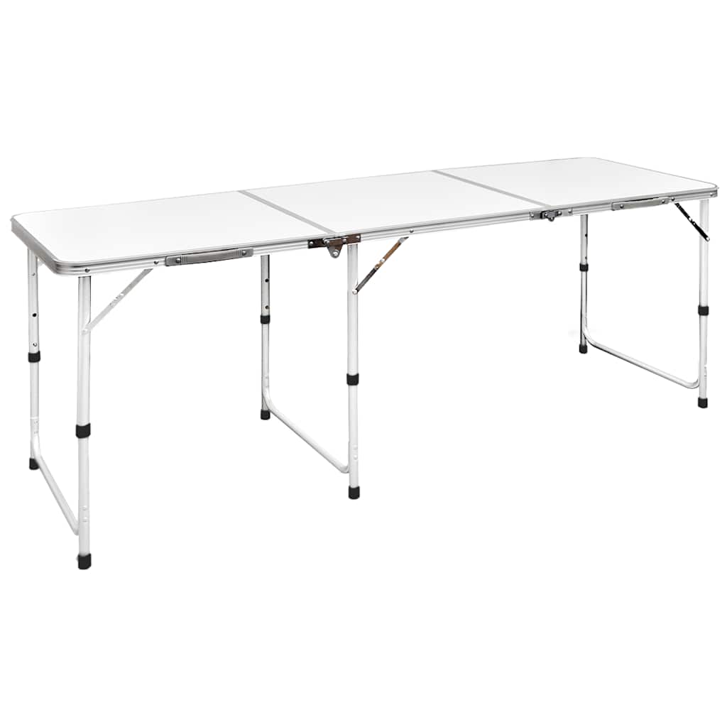 Kokkupandav matkalaud 180 x 60 cm reguleeritava kõrgusega