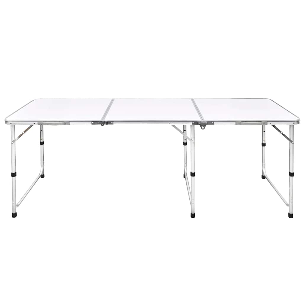Kokkupandav matkalaud 180 x 60 cm reguleeritava kõrgusega