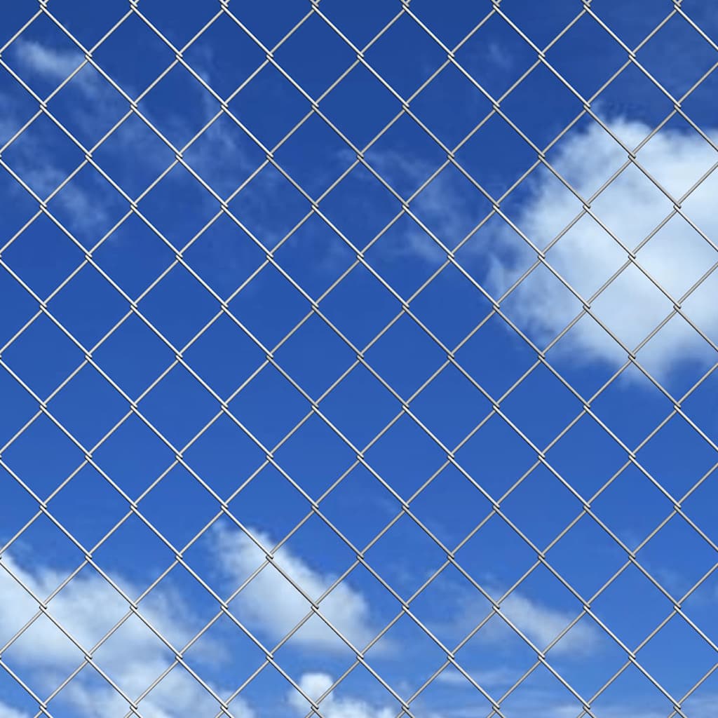 Võrkaed postide ja vaiadega, tsingitud teras, 15 x 1,5 m