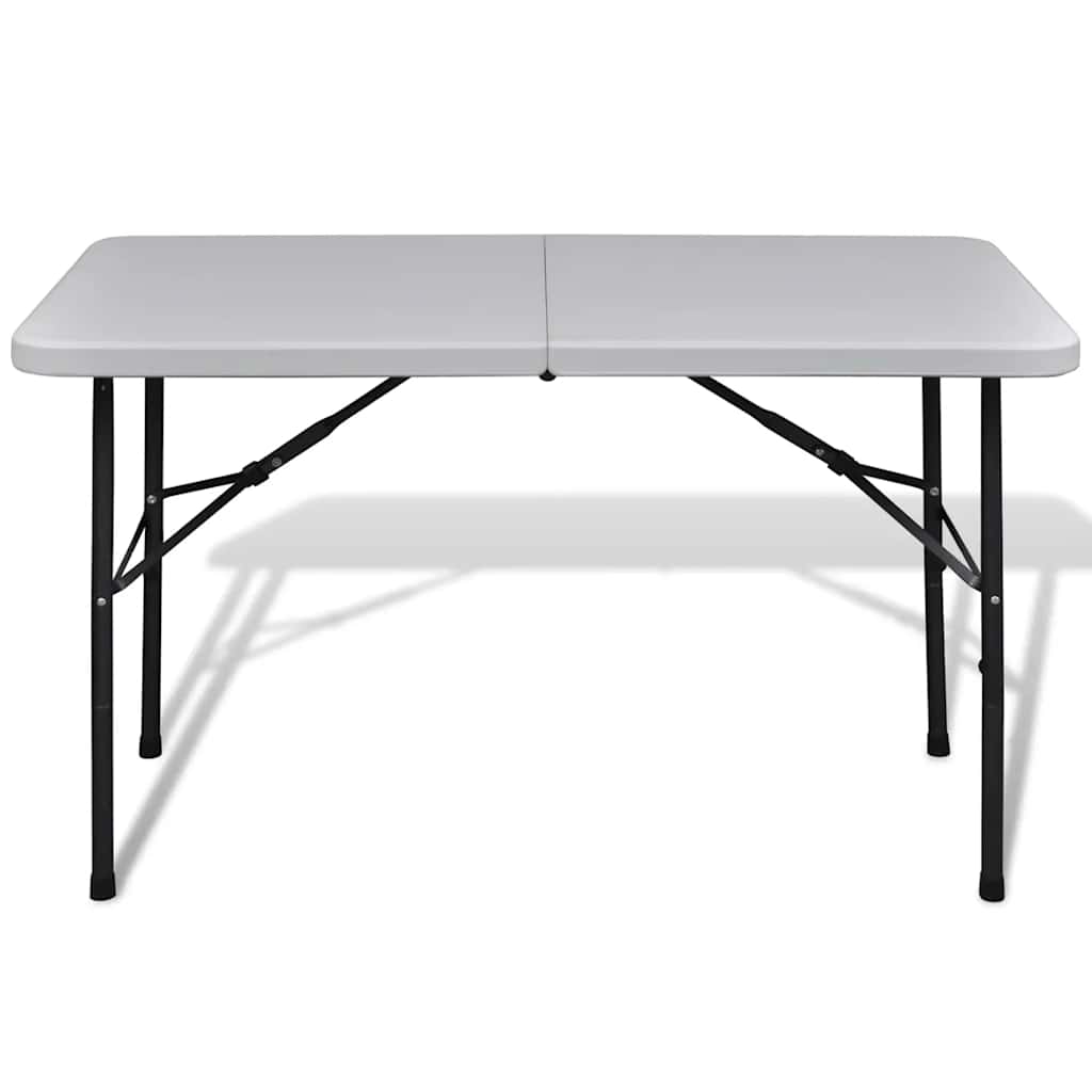 Kokkupandav aialaud 122 cm HDPE valge