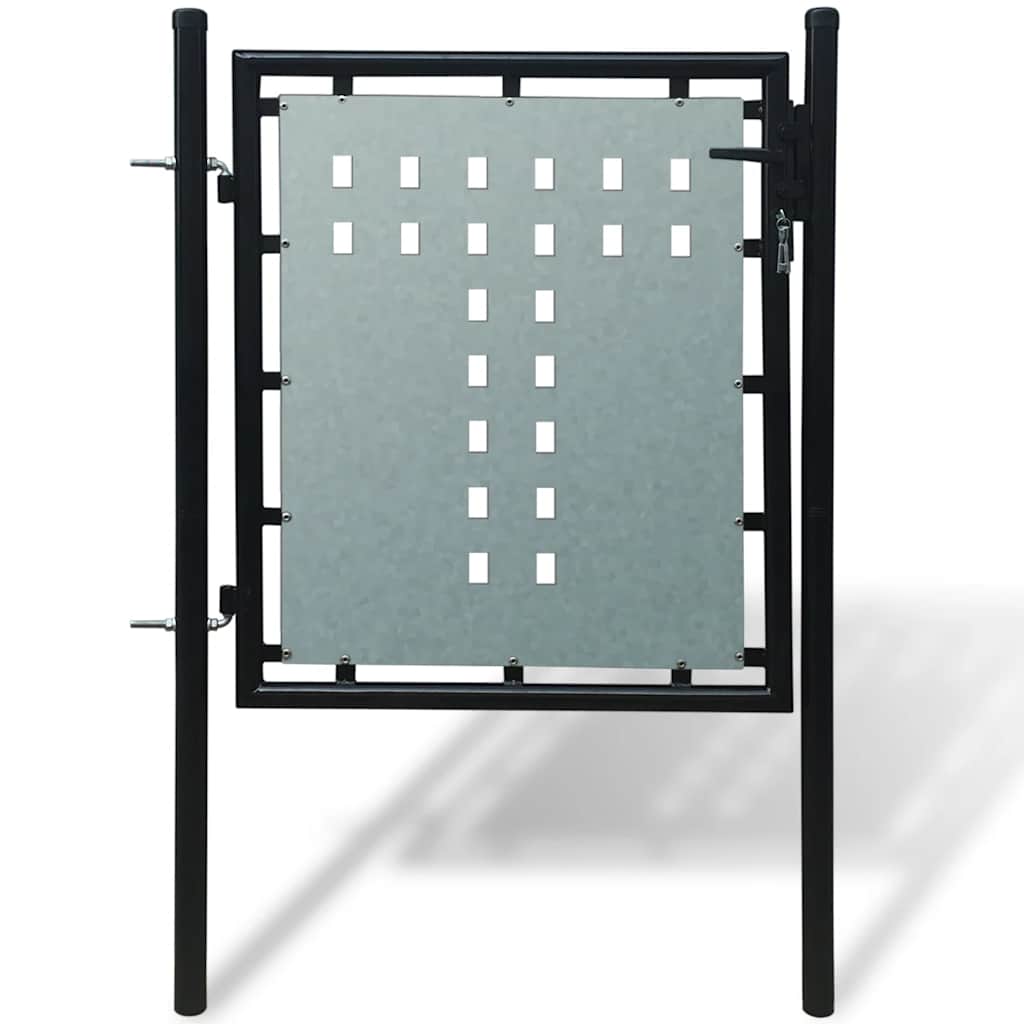 Must ühe uksega aiavärav 100 x 75 cm