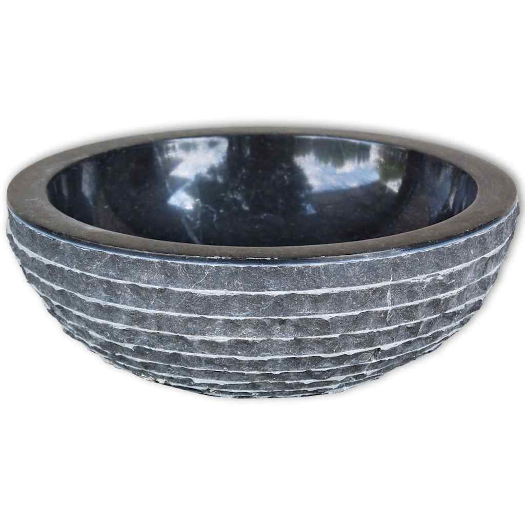 Valamu, marmor, 40 cm, must