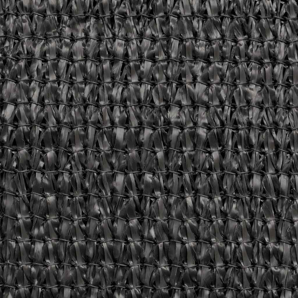 Rõdusirm HDPE, 75 x 600 cm, antratsiit