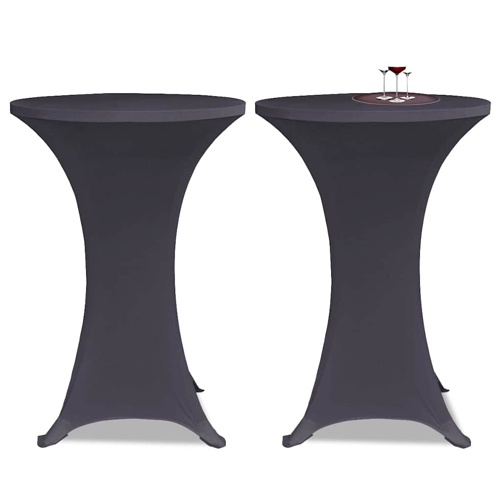 Venivad lauakatted 2 tk 70 cm antratsiit