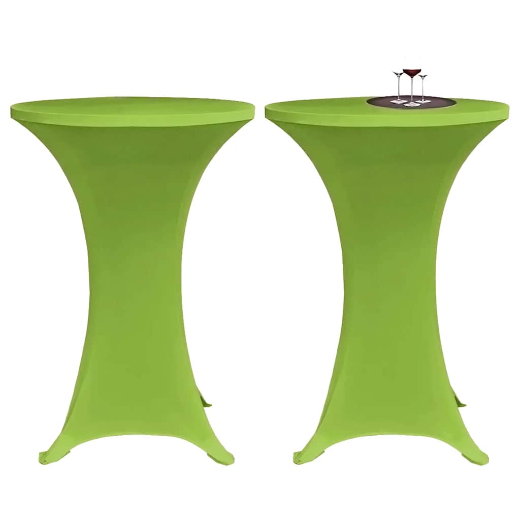 Venivad lauakatted 2 tk 60 cm roheline