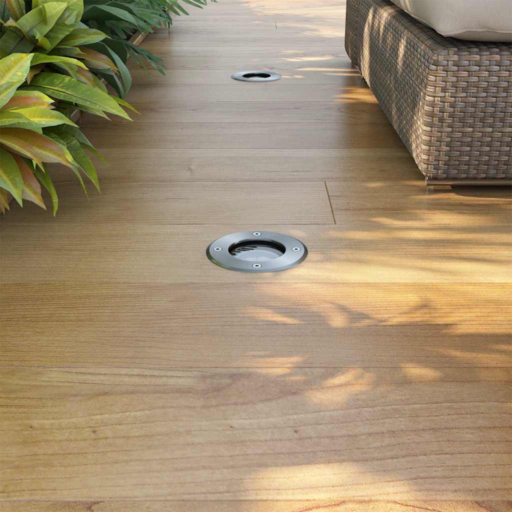 Maapinna LED-valgustid 3 tk ümmargused