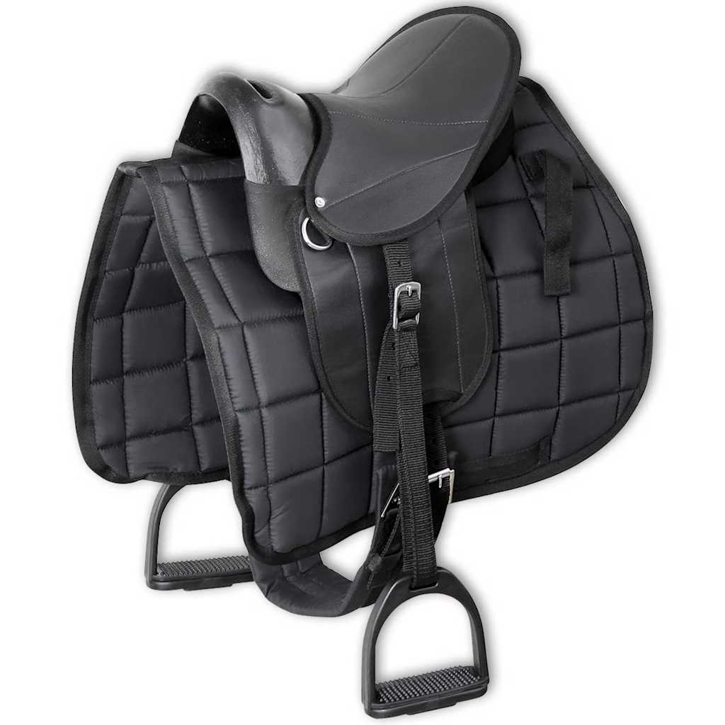 Ponide sadulakomplekt 10" must