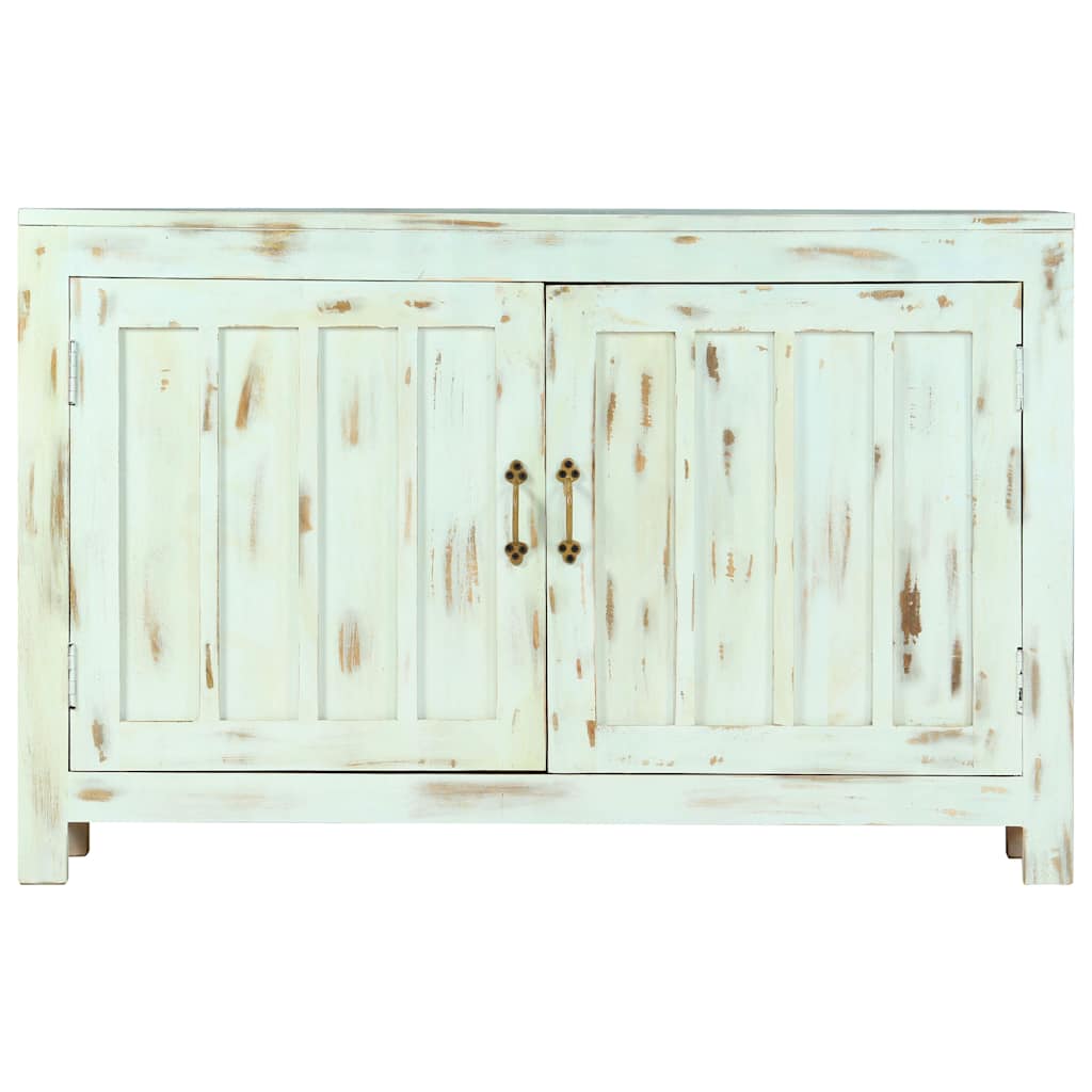 Puhvetkapp, helesinine, 110 x 35 x 70 cm, mangopuit
