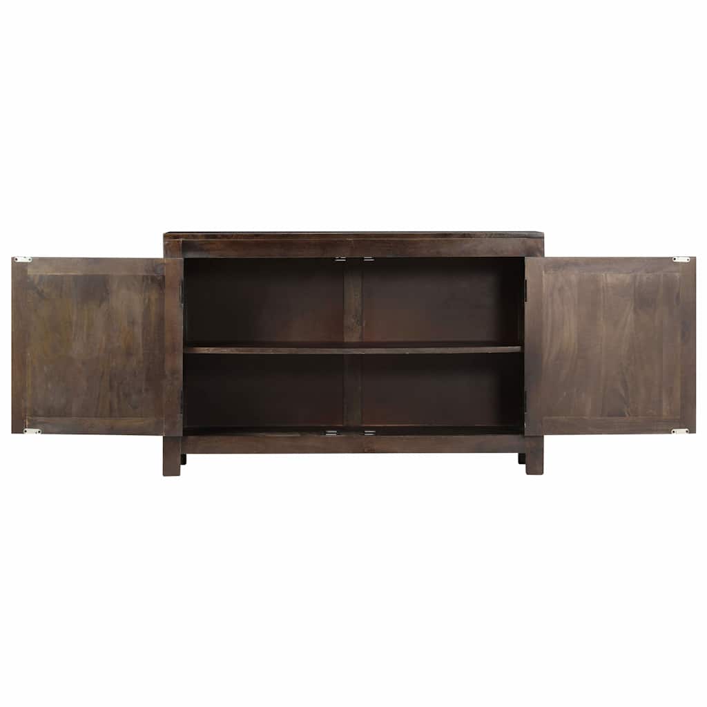 Puhvetkapp, nikerdustega disain, 110 x 35 x 70 cm, mangopuit