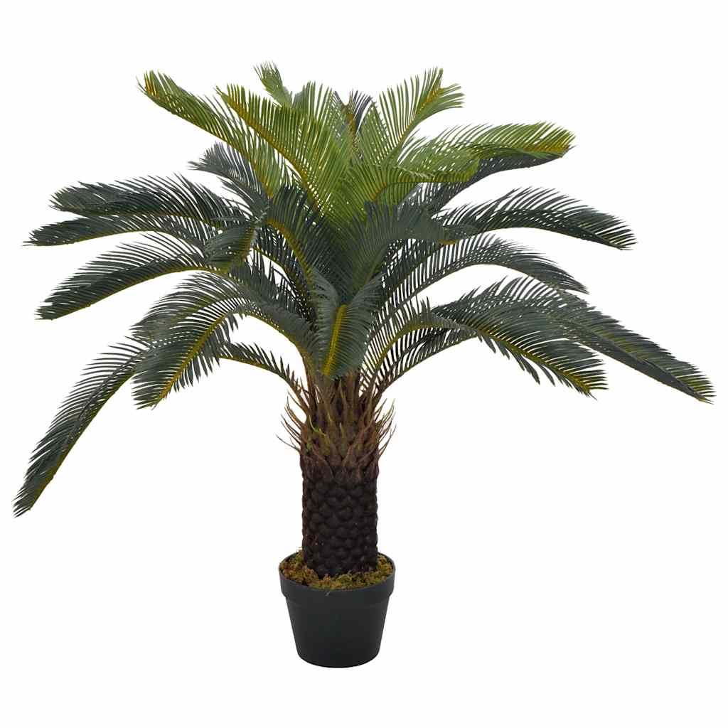Kunsttaim sago palm lillepotiga, roheline, 90 cm