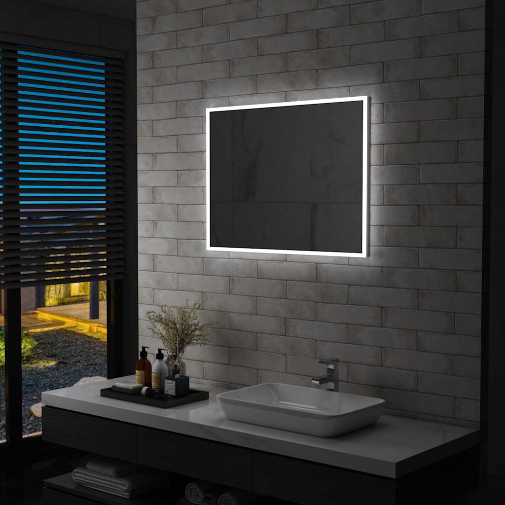 Vannitoa LED-seinapeegel 80 x 60 cm