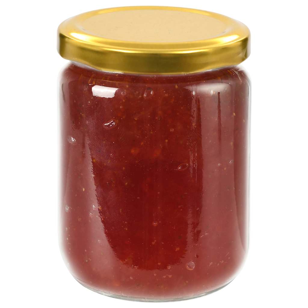 Klaasist moosipurgid kuldsete kaantega 48 tk, 230 ml