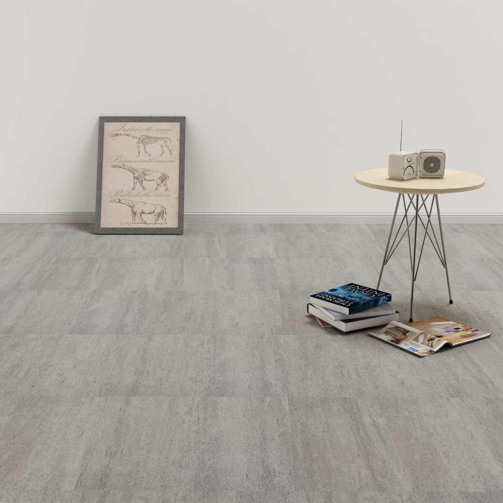Põrandaplaadid Tumehall melange 5,11 m² 55 tk PVC