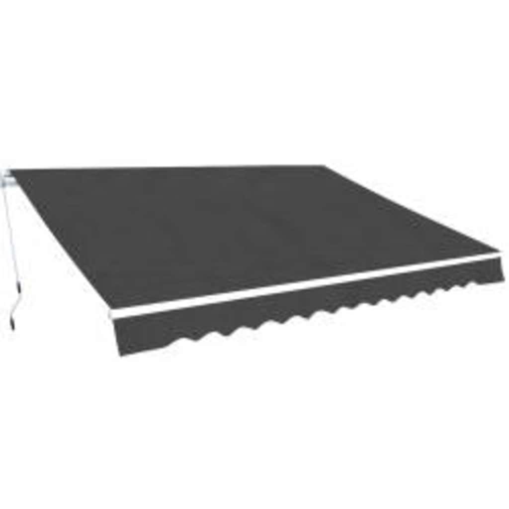 Kokkupandav käsitsi kasutatav varikatus, 600 cm, antratsiit