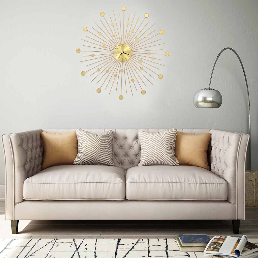 Seinakell metall 70 cm kuldne