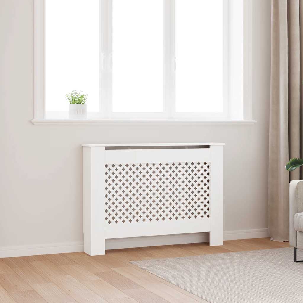 Radiaatorikate valge 112 x 19 x 81,5 cm, MDF