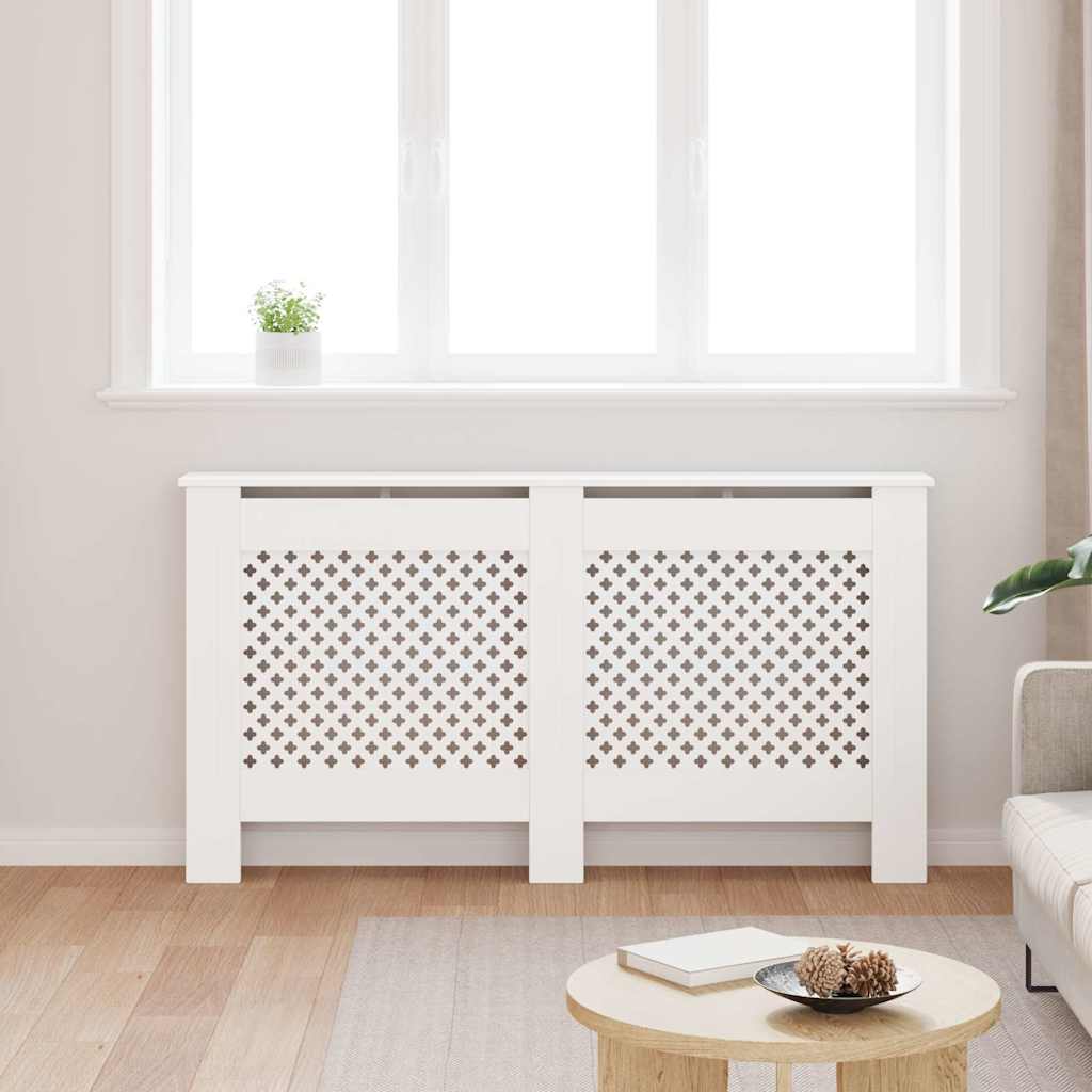 Radiaatorikate valge 152 x 19 x 81,5 cm, MDF
