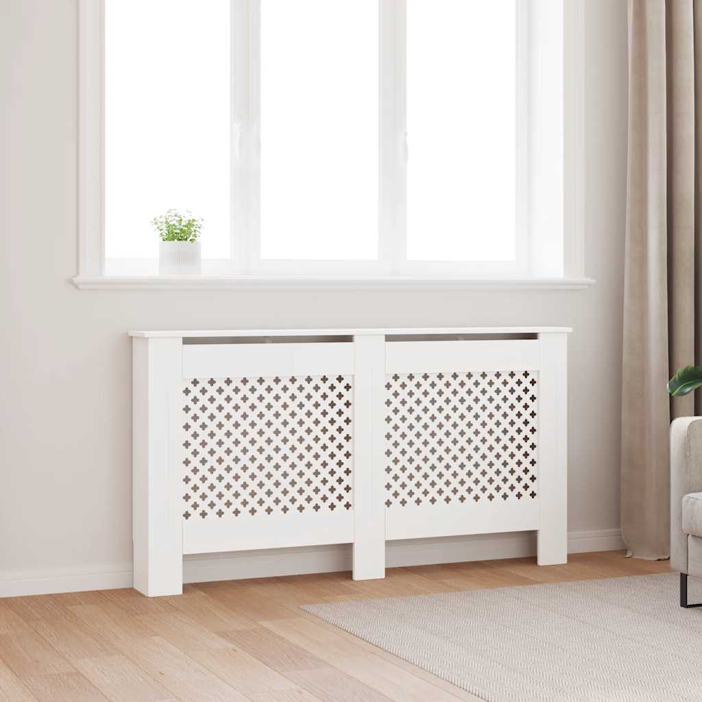 Radiaatorikate valge 152 x 19 x 81,5 cm, MDF