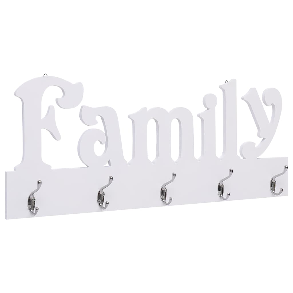 Seinale kinnitatav riidenagi, FAMILY, 74 x 29,5 cm