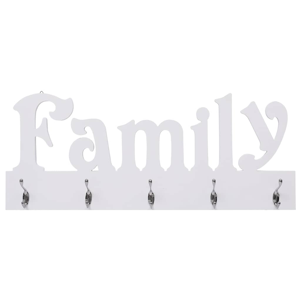 Seinale kinnitatav riidenagi, FAMILY, 74 x 29,5 cm