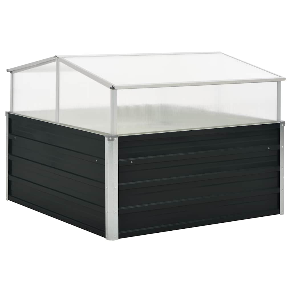 Kasvuhoone antratsiithall 100 x 100 x 77 cm, tsingitud teras