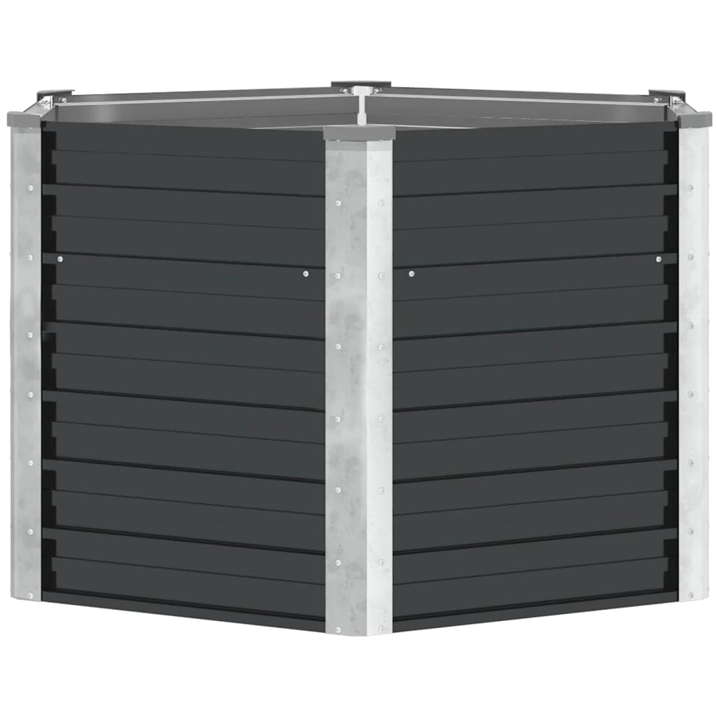 Aia taimelava antratsiithall 129 x 129 x 77 cm tsingitud teras