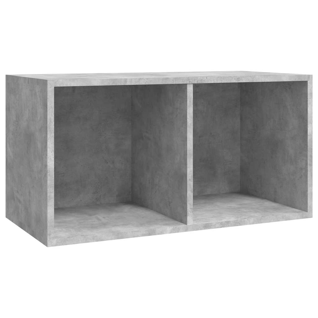 Vinüülplaatide kapp, betoonhall, 71 x 34 x 36 cm tehispuit
