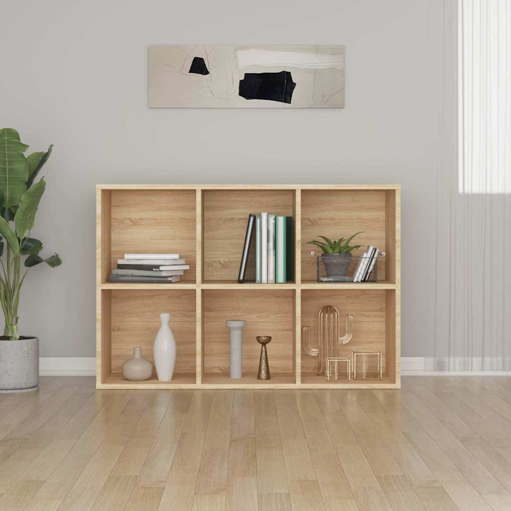 Raamaturiiul/puhvetkapp, Sonoma, 66x30x98 cm, tehispuit