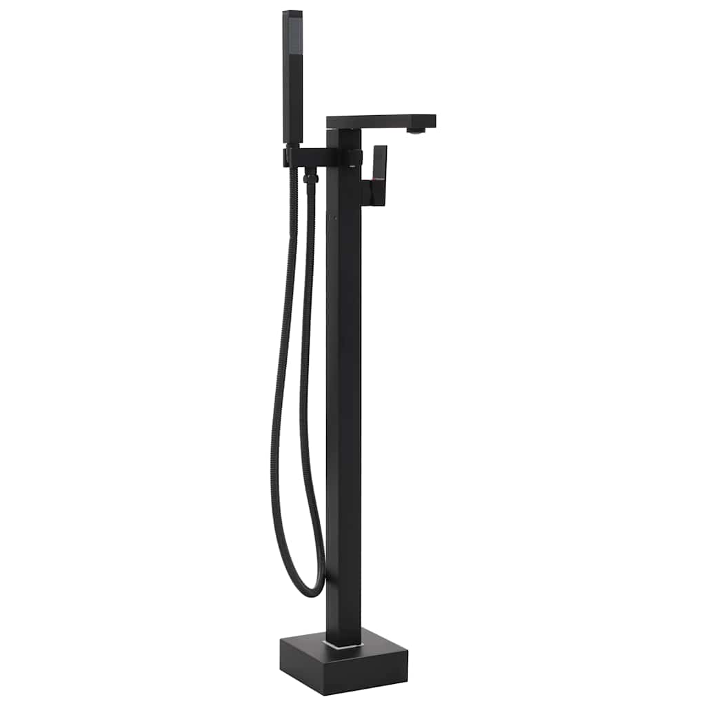 Iseseisev vannikraan, must, roostevaba teras, 90 cm