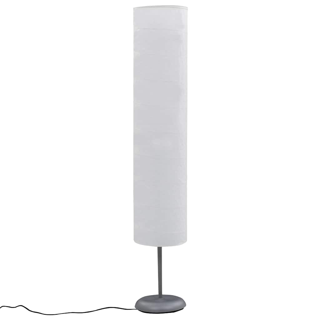 Põrandalamp alusega, 121 cm, valge E27