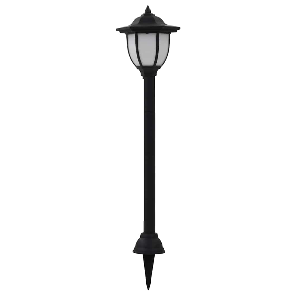 Päikesepatareiga aiavalgustid 6 tk LED must