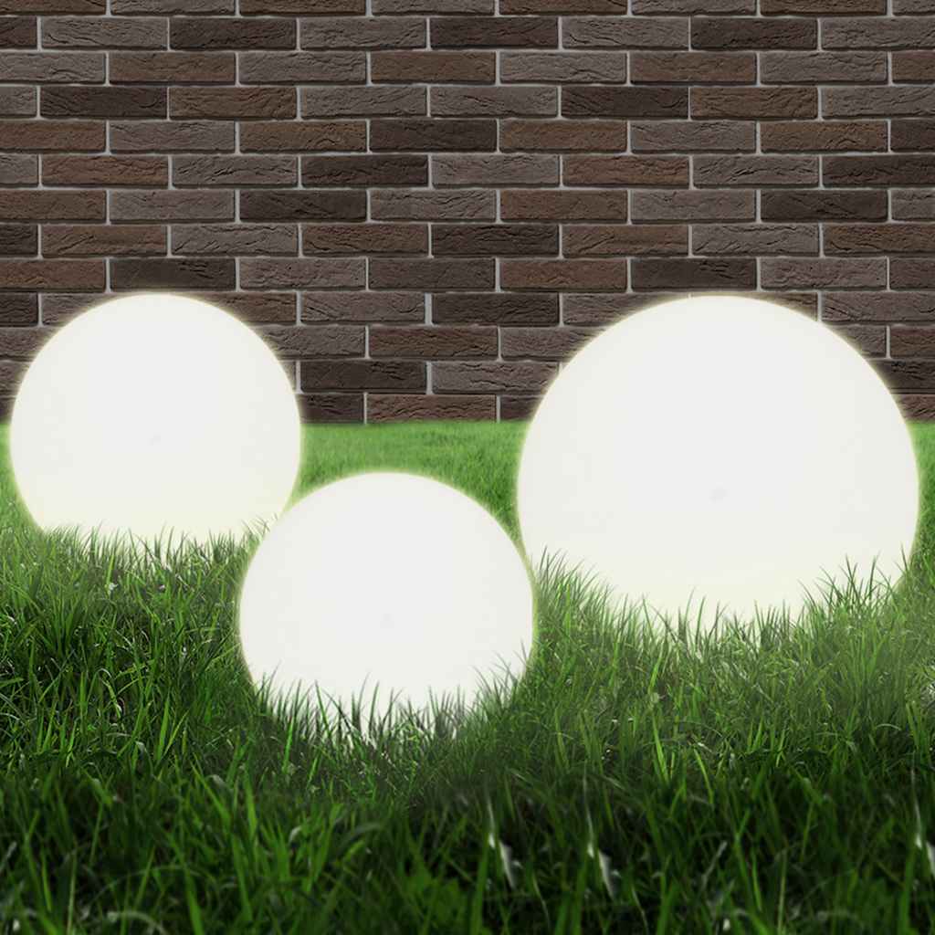 6 LED-lampi, kera, 20/30/40 cm PMMA